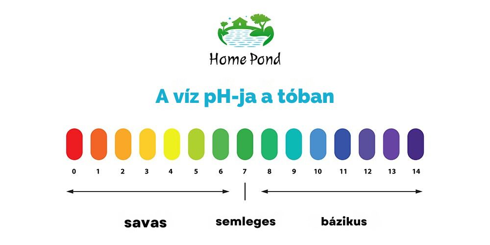 A víz pH-ja a tóban